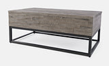 East Hampton Distressed Grey Lift Top Cocktail Table - Ornate Home