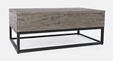 East Hampton Distressed Grey Lift Top Cocktail Table - Ornate Home
