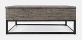 East Hampton Distressed Grey Lift Top Cocktail Table - Ornate Home