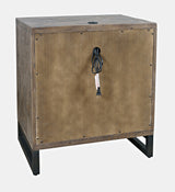 East Hampton Distressed Grey Nightstand - Ornate Home