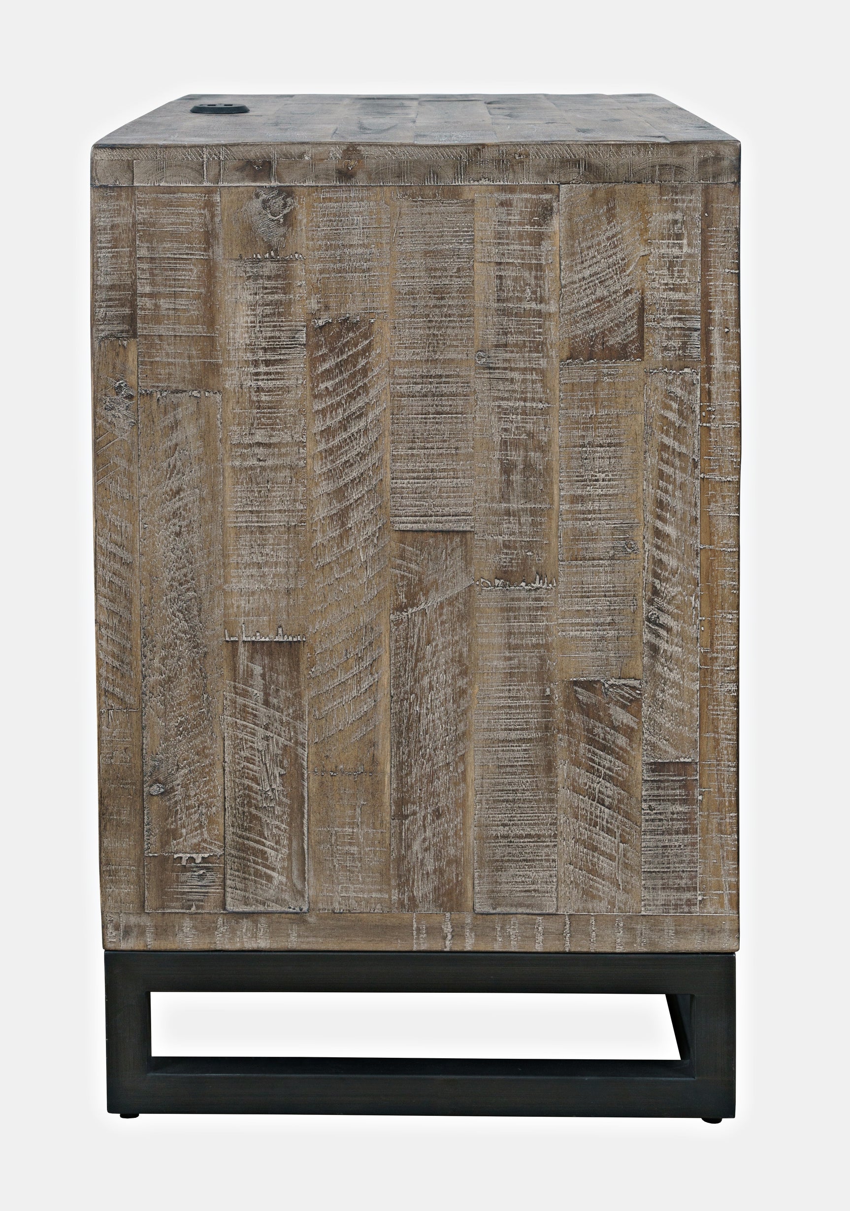 East Hampton Distressed Grey Nightstand - Ornate Home