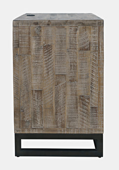 East Hampton Distressed Grey Nightstand - Ornate Home