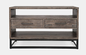 East Hampton Distressed Grey Sofa Table - Ornate Home