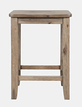 Eastern Tides Bisque Backless Counter Stool (Set of 2) - Ornate Home