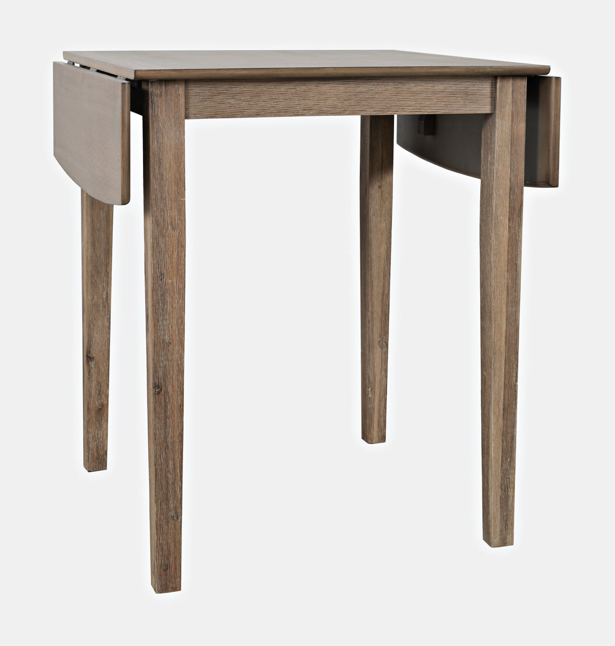 Eastern Tides Bisque Dropleaf Counter Dining Table w/ 2 X-Back Stools - Ornate Home