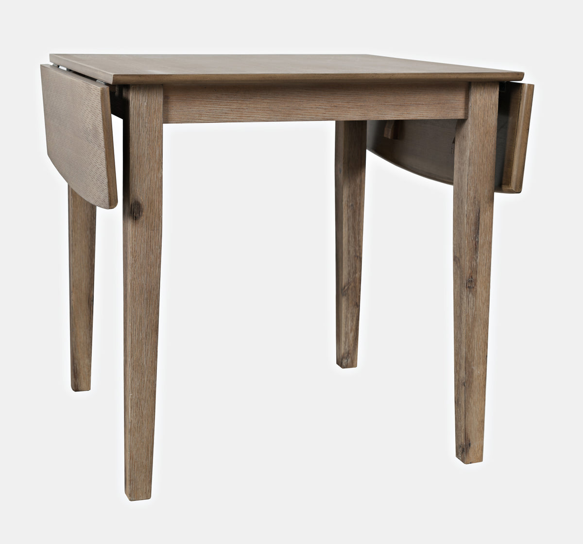 Eastern Tides Bisque Dropleaf Dining Table w/ 4 X-Back Chairs - Ornate Home