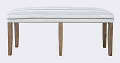 Eastern Tides Bisque Ext Dining Table w/ 4 Uph Chairs, Bench - Ornate Home