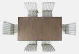 Eastern Tides Bisque Ext Dining Table w/ 6 Uph Chairs - Ornate Home