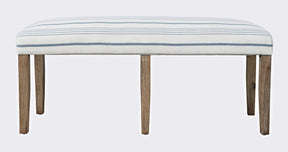 Eastern Tides Bisque Uph Bench - Ornate Home