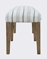 Eastern Tides Bisque Uph Bench - Ornate Home