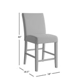 Eastern Tides Bisque Uph Counter Stool (Set of 2) - Ornate Home