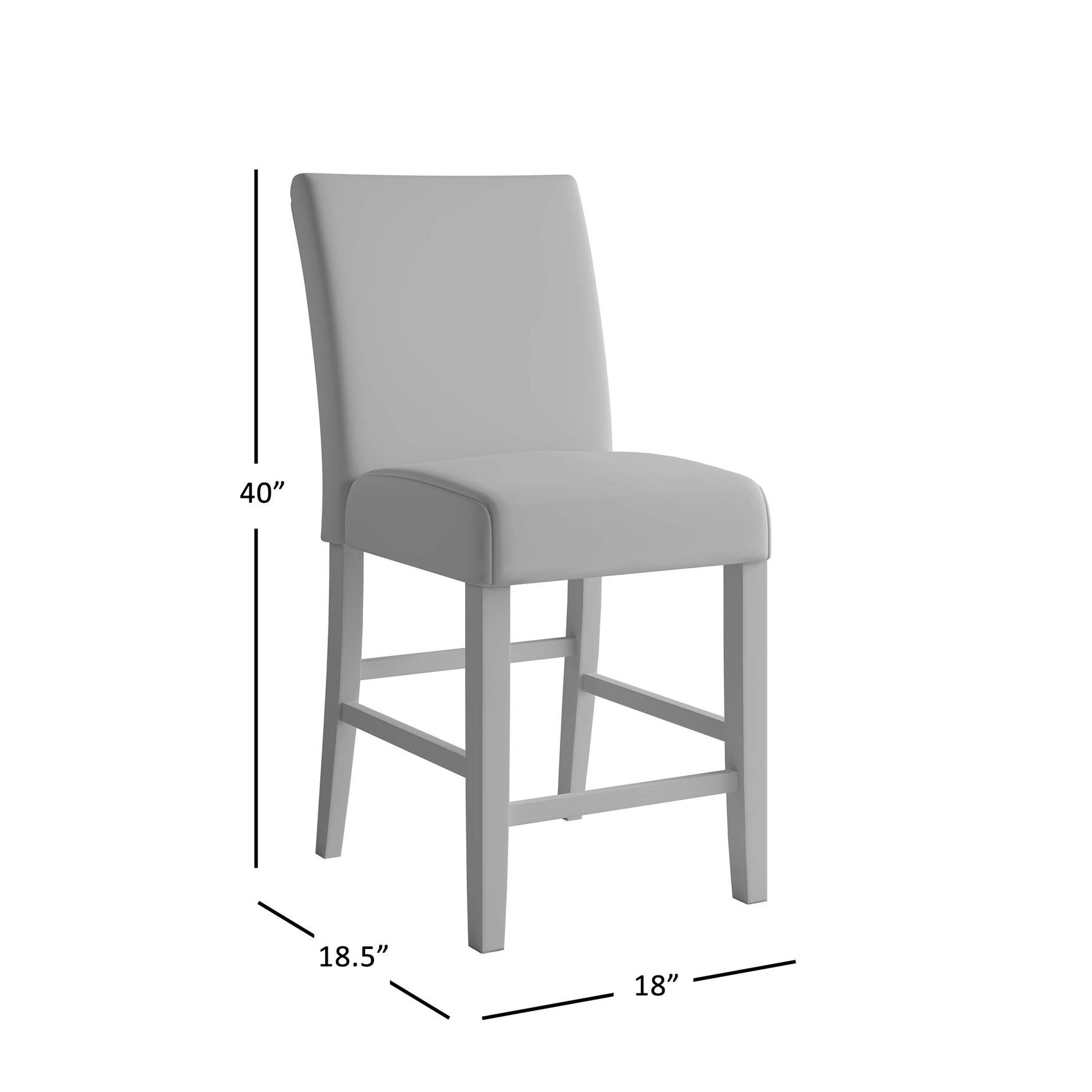 Eastern Tides Bisque Uph Counter Stool (Set of 2) - Ornate Home
