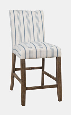 Eastern Tides Bisque Uph Counter Stool (Set of 2) - Ornate Home