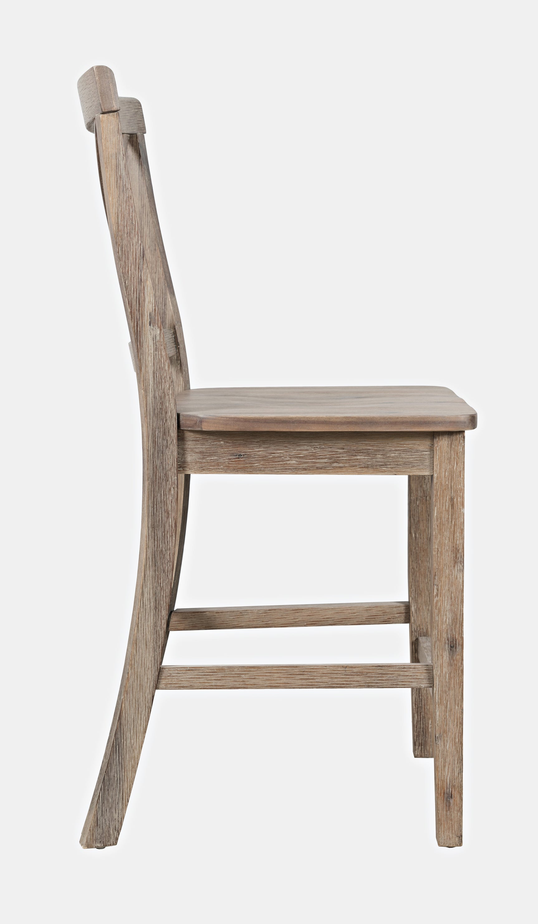 Eastern Tides Bisque X Back Counter Stool (Set of 2) - Ornate Home