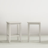 Eastern Tides Blanc Backless Counter Stool (Set of 2) - Ornate Home