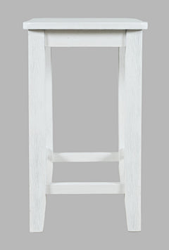 Eastern Tides Blanc Backless Counter Stool (Set of 2) - Ornate Home