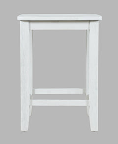 Eastern Tides Blanc Backless Counter Stool (Set of 2) - Ornate Home
