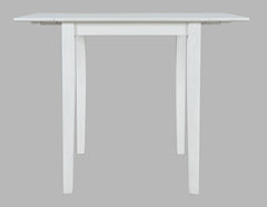 Eastern Tides Blanc Drop Leaf Counter Table - Ornate Home