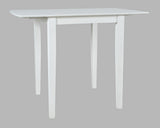 Eastern Tides Blanc Drop Leaf Counter Table - Ornate Home