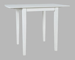 Eastern Tides Blanc Drop Leaf Counter Table - Ornate Home
