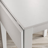 Eastern Tides Blanc Drop Leaf Counter Table - Ornate Home