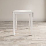 Eastern Tides Blanc Drop Leaf Counter Table - Ornate Home