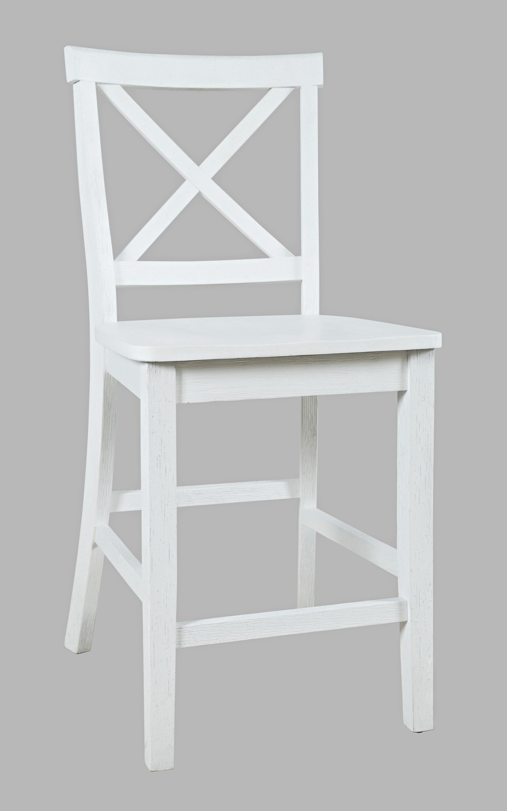 Eastern Tides Blanc X Back Counter Stool (Set of 2) - Ornate Home