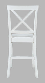 Eastern Tides Blanc X Back Counter Stool (Set of 2) - Ornate Home
