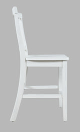 Eastern Tides Blanc X Back Counter Stool (Set of 2) - Ornate Home