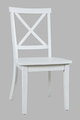 Eastern Tides Blanc X Back Dining Chair (Set of 2) - Ornate Home