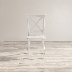 Eastern Tides Blanc X Back Dining Chair (Set of 2) - Ornate Home