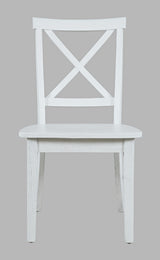Eastern Tides Blanc X Back Dining Chair (Set of 2) - Ornate Home