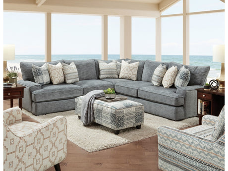 Eastleigh Blue Sectional - Ornate Home