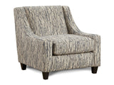 Eastleigh Stripe Multi Accent Chair - Ornate Home