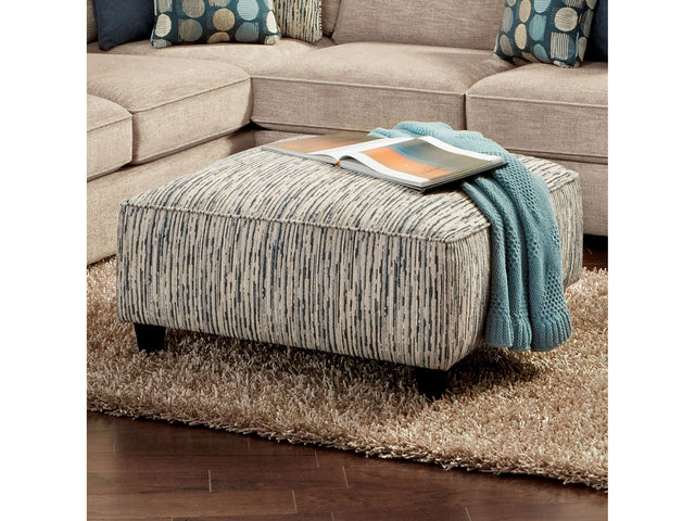 Eastleigh Stripe Multi Ottoman - Ornate Home