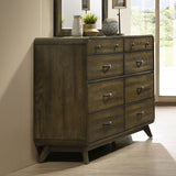 Eastlin Walnut 4 Pc Queen Bedroom Set - Ornate Home