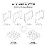 Eastman Charcoal Cal King Platform Bed Base - Ornate Home