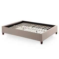 Eastman Charcoal Queen Platform Bed Base - Ornate Home