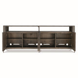 Eastman Grey Mist/Sable Brown Entertainment Credenza - Ornate Home