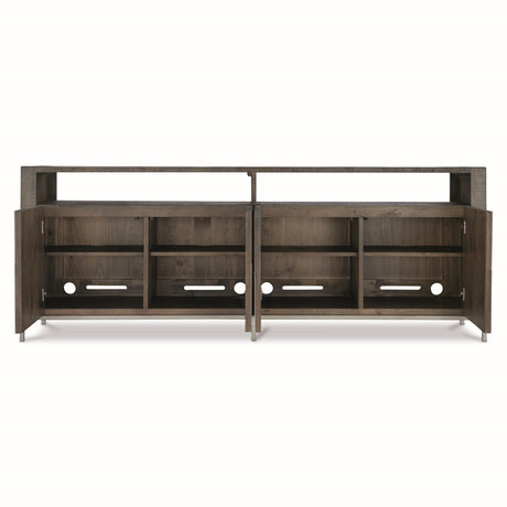 Eastman Grey Mist/Sable Brown Entertainment Credenza - Ornate Home