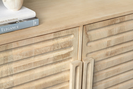 Easton Brown Four-Door Sideboard - Ornate Home