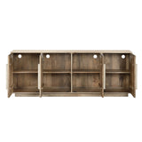 Easton Brown Four-Door Sideboard - Ornate Home