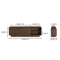 Easton Brown Media Cabinet - Ornate Home