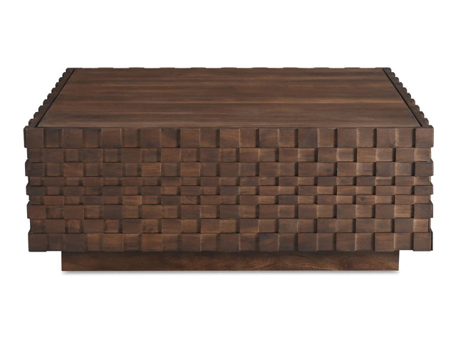 Easton Brown Storage Coffee Table - Ornate Home