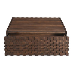 Easton Brown Storage Coffee Table - Ornate Home
