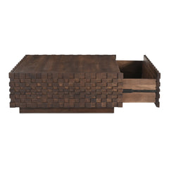 Easton Brown Storage Coffee Table - Ornate Home