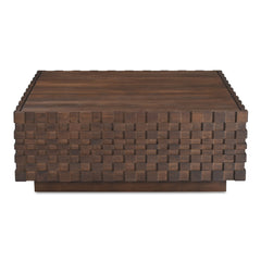Easton Brown Storage Coffee Table - Ornate Home