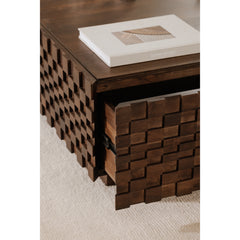 Easton Brown Storage Coffee Table - Ornate Home