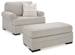 Eastonbridge Oversized Chair and Ottoman - Ornate Home