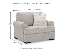 Eastonbridge Oversized Chair and Ottoman - Ornate Home